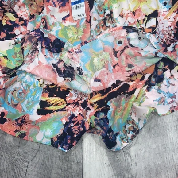 HOT CORAL COMBO Nantucket Skort Romper NWT Macy’s - Picture 4 of 7